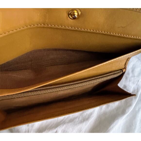 Celine Bifold Long Wallet Brown Macadam EC-20087 Wallet Good Condition PVC - Picture 4 of 10